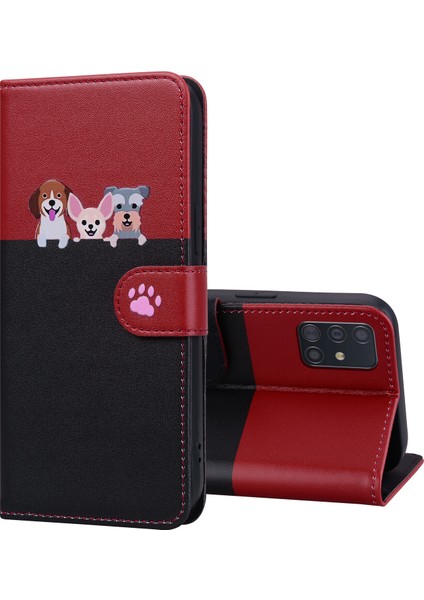 Samsung Galaxy A51 4g Sevimli Hayvan Desenli Kart Yuvalı Cüzdan Kılıfı (Yurt Dışından) fırsatları