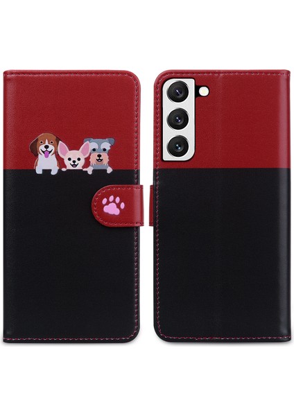 Samsung Galaxy S22 Sevimli Hayvan Desenli Kart Yuvalı Cüzdan Kılıfı (Yurt Dışından) indirimleri