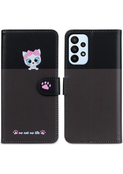 Samsung Galaxy A23 Sevimli Hayvan Desenli Kart Yuvalı Cüzdan Kılıfı (Yurt Dışından) indirimleri