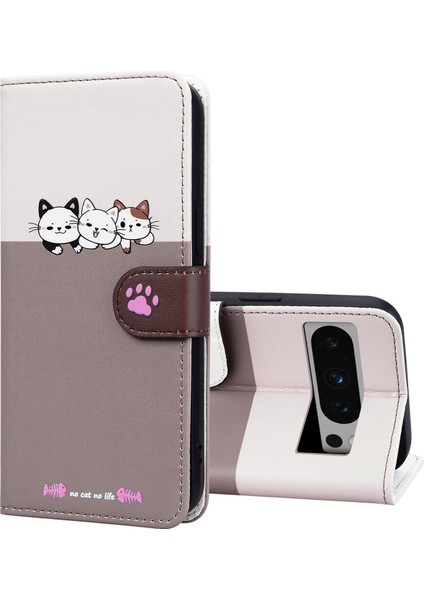 Google Pixel 8 Pro Sevimli Hayvan Desenli Kart Yuvalı Cüzdan Kılıfı (Yurt Dışından) fırsatları