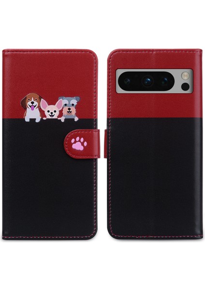 Google Pixel 8 Pro Sevimli Hayvan Desenli Kart Yuvalı Cüzdan Kılıfı (Yurt Dışından) indirimleri