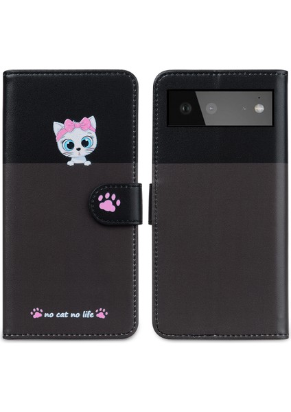 Google Pixel 6 Sevimli Hayvan Desenli Kart Yuvalı Cüzdan Kılıfı (Yurt Dışından) indirimleri