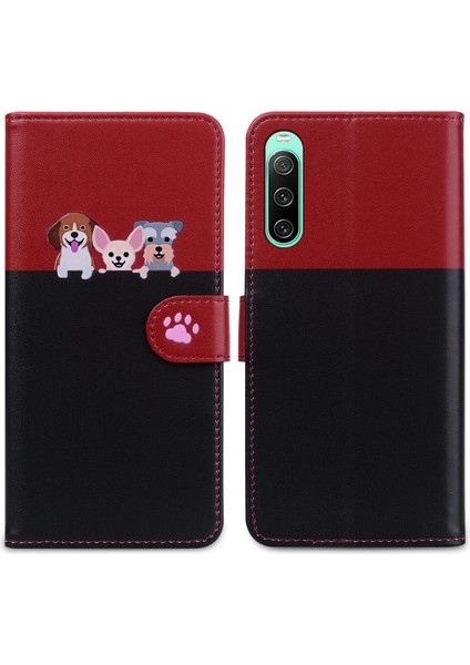 Sony Xperia 10 Iv Sevimli Hayvan Desenli Kart Yuvalı Cüzdan Kılıfı (Yurt Dışından) indirimleri