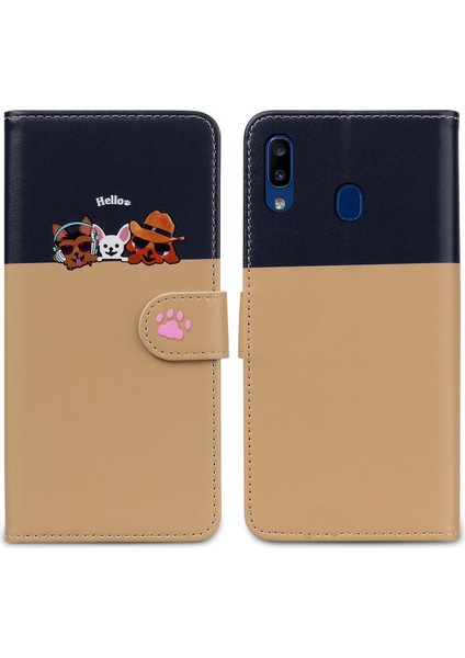 Samsung Galaxy A20 Sevimli Hayvan Desenli Kart Yuvalı Cüzdan Kılıfı (Yurt Dışından) indirimleri