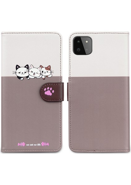 Samsung Galaxy A22 5g Sevimli Hayvan Desenli Kart Yuvalı Cüzdan Kılıfı (Yurt Dışından) indirimleri