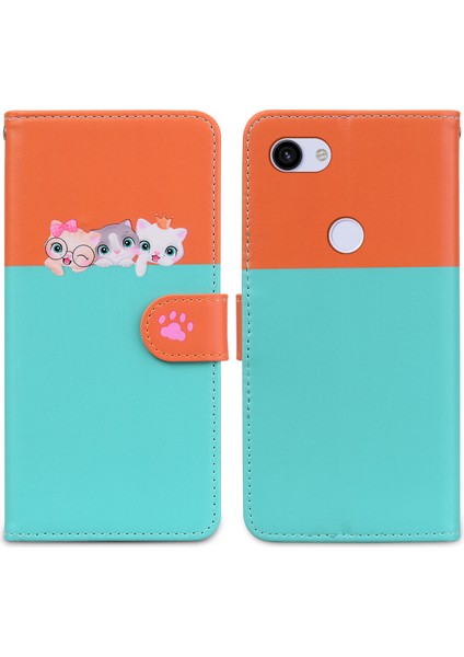 Google Pixel 3A Sevimli Hayvan Desenli Kart Yuvalı Cüzdan Kılıfı (Yurt Dışından) indirimleri
