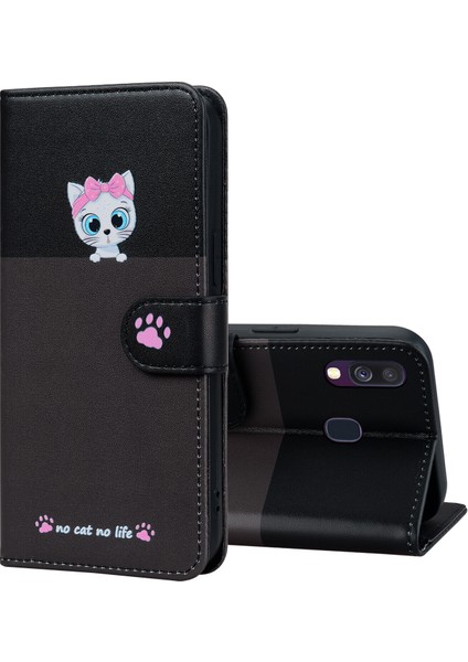 Samsung Galaxy A40 Sevimli Hayvan Desenli Kart Yuvalı Cüzdan Kılıfı (Yurt Dışından) fırsatları