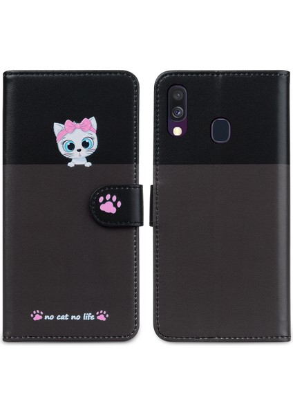 Samsung Galaxy A40 Sevimli Hayvan Desenli Kart Yuvalı Cüzdan Kılıfı (Yurt Dışından) indirimleri