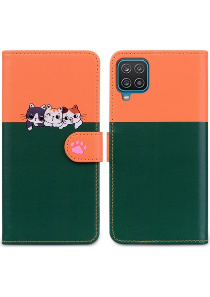 Samsung Galaxy A12 Sevimli Hayvan Desenli Kart Yuvalı Cüzdan Kılıfı (Yurt Dışından) indirimleri