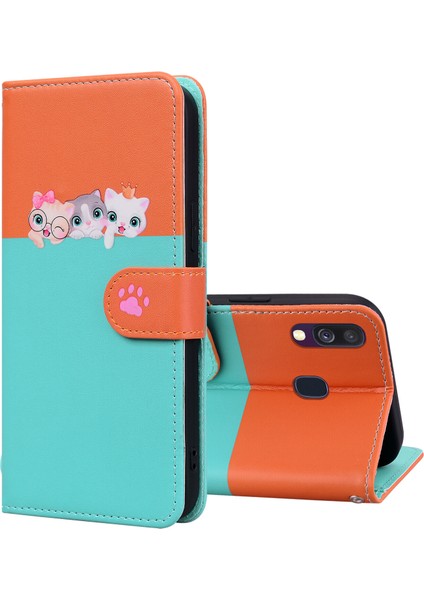 Samsung Galaxy A40 Sevimli Hayvan Desenli Kart Yuvalı Cüzdan Kılıfı (Yurt Dışından) fırsatları