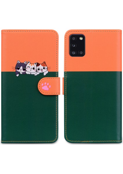 Samsung Galaxy A31 Sevimli Hayvan Desenli Kart Yuvalı Cüzdan Kılıfı (Yurt Dışından) indirimleri