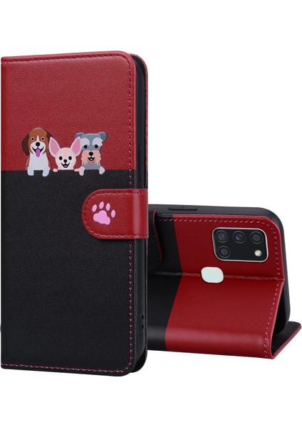 Samsung Galaxy A21S Sevimli Hayvan Desenli Kart Yuvalı Cüzdan Kılıfı (Yurt Dışından) fırsatları