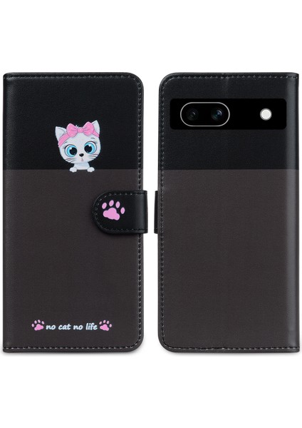 Google Pixel 7A Sevimli Hayvan Desenli Kart Yuvalı Cüzdan Kılıfı (Yurt Dışından) indirimleri