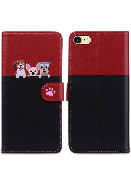 iPhone 7/8/se Sevimli Hayvan Desenli Kart Yuvalı Cüzdan Kılıfı (Yurt Dışından) indirimleri