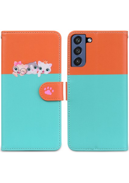 Samsung Galaxy S21 Fe Sevimli Hayvan Desenli Kart Yuvalı Cüzdan Kılıfı (Yurt Dışından) indirimleri