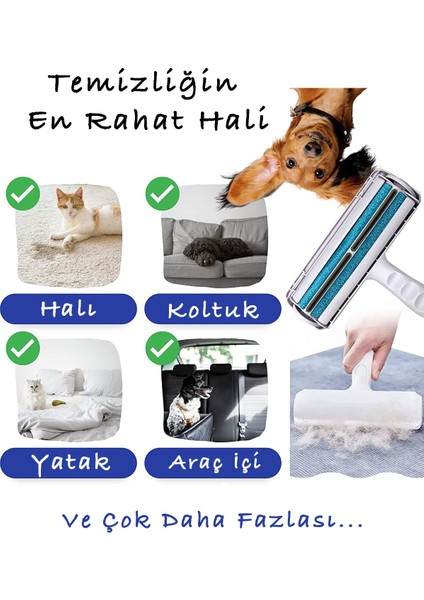 Hazneli Kedi Köpek Evcil Hayvan Tüy Kıl Temizleme Makinesi Toz Toplayıcı