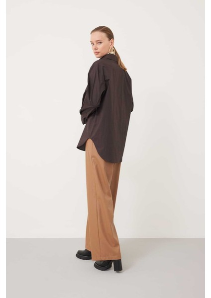 Boyfriend Gömlek Kahve K2413546_005 fiyatları