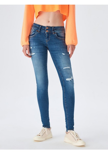 Kadın Julıta X Dar Paça Düşük Bel Jean Pantolon modelleri