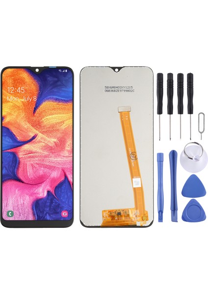 Pls Tft LCD Galaxy A10E Için Sayısallaştırıcı Tam Embly (Siyah) (Yurt Dışından)