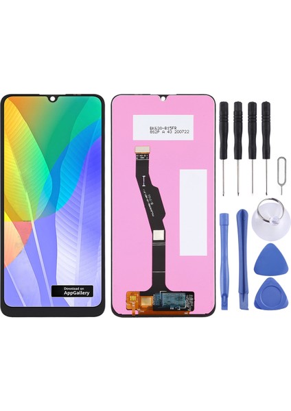 Huawei Y6P Için Dijitalleştirici Tft LCD Ekran - Çok Renkli (Yurt Dışından)