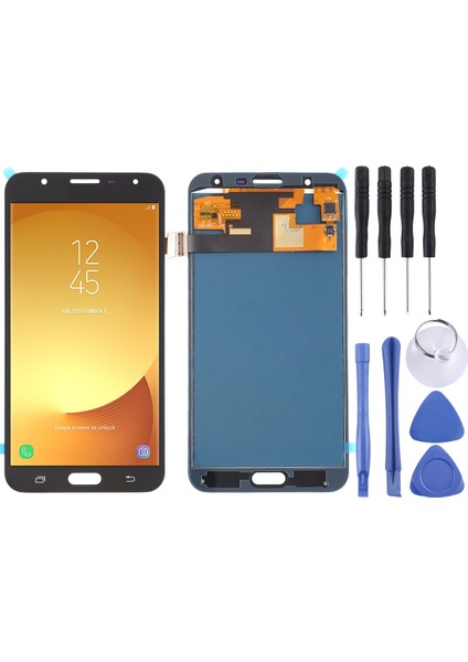 Galaxy J7 Neo, J701F/DS Için Tft LCD Ekranı, Sayısallaştırıcı Tam Embly (Siyah) ile J701M (Yurt Dışından)