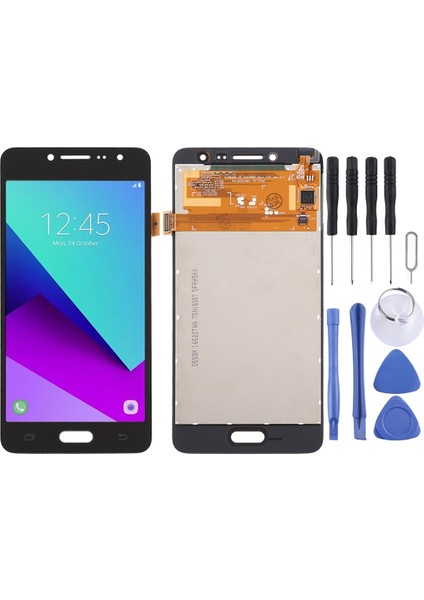 Galaxy Için Oem LCD Ekran J2 SM-G532F Dijitalleştirici Tam Embly (Siyah) (Yurt Dışından)