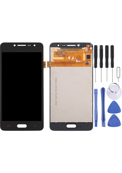 Galaxy Için Oem LCD Ekran J2 SM-G532F Dijitalleştirici Tam Embly (Siyah) (Yurt Dışından)
