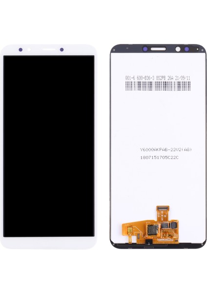 Huawei Y7 Pro 2018 Için Dijitalleştirici Tft LCD Ekran - Beyaz (Yurt Dışından) modelleri