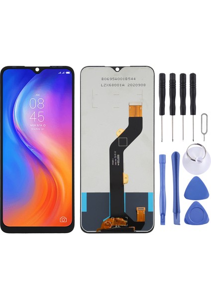 Tecno Spark Için Tft LCD Ekran 6 Air Ke6, KE6J Dijitalleştirici Tam Montajlı (Yurt Dışından)