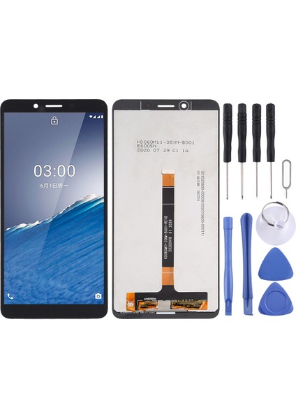 Nokia C3 Için Tft LCD Ekran Dijitalleştirici Tam Montajlı (Yurt Dışından)