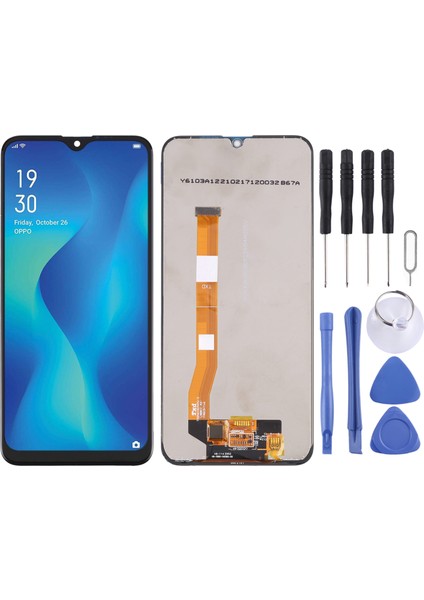 Oppo A1K / Realme C2 Için Orijinal LCD Ekran Dijitalleştirici Tam Montajlı (Yurt Dışından)