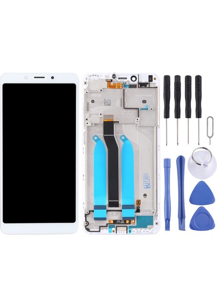 Xiaomi Redmi 6A / Redmi Için Tft LCD Ekran 6 Sayısallaştırıcı Çerçeveli Tam Montaj - Beyaz (Yurt Dışından) fiyatları