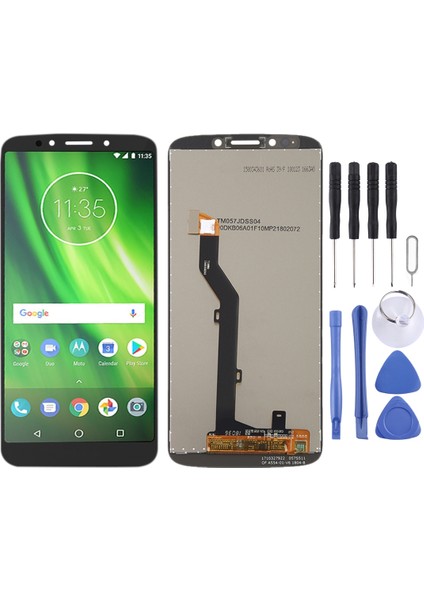 Motorola Moto G6 Için Dijitalleştirici Tft LCD Ekran - Siyah (Yurt Dışından)