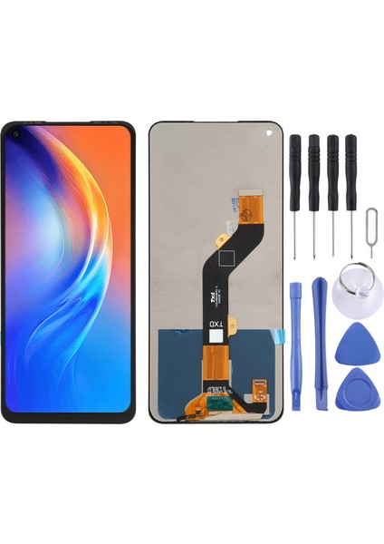 Digitizer Tam Montajlı Tecno Spark 6 Ke7 Için Tft LCD Ekranı (Yurt Dışından)