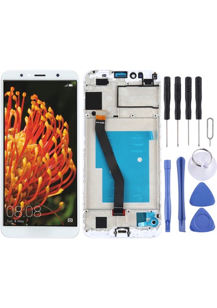 Huawei Y6 Için Dijitalleştirici Tft LCD Ekran - Beyaz (Yurt Dışından)
