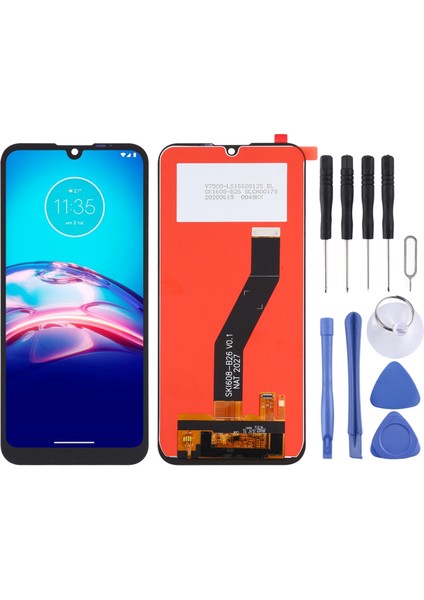 Motorola Moto E6S Için Dijitalleştirici Tft LCD Ekran - Çok Renkli (Yurt Dışından)