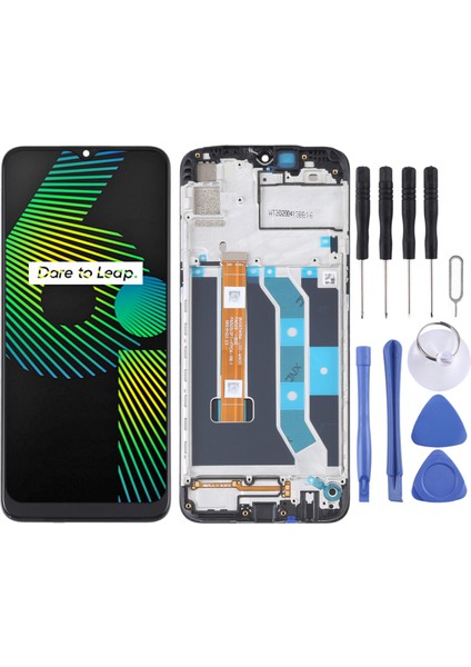 Oppo Realme Narzo 10 / Realme 6i RMX2040 Sayısallaştırıcı Tam Montaj Için Tft LCD Ekran Çerçeveli (Yurt Dışından)