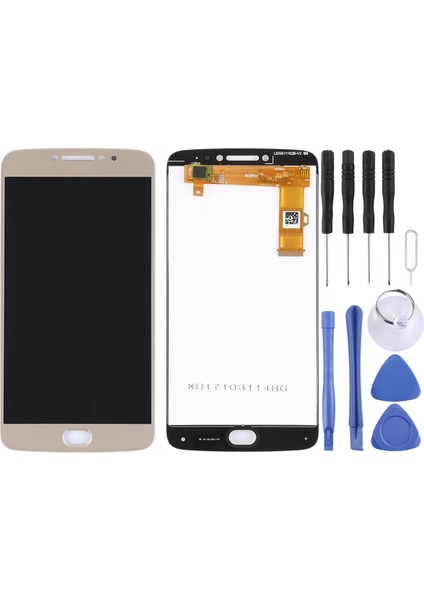 Motorola Moto E4 Plus / XT1770 / XT1773 Için Dijitalleştirici Tft LCD Ekran - Altın (Yurt Dışından)