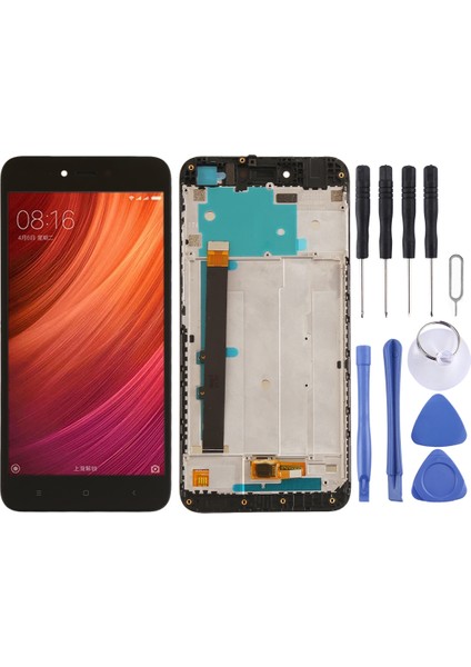 Xiaomi Redmi Için Tft LCD Ekran Not 5A Dijitalleştirici Tam Montaj Çerçeveli - Siyah (Yurt Dışından)