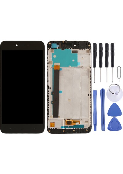Xiaomi Redmi Için Tft LCD Ekran Not 5A Dijitalleştirici Tam Montaj Çerçeveli - Siyah (Yurt Dışından)