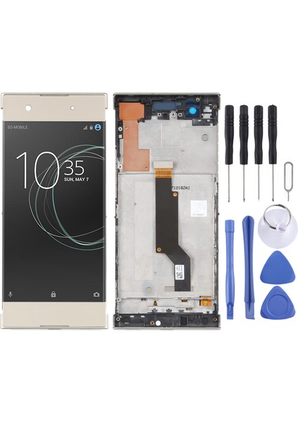 Sony Xperia Xa1 G3116 Için Çerçeveli Orijinal LCD Ekran (Yurt Dışından)