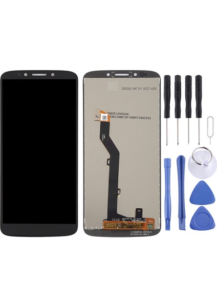 Motorola Moto E5 Için Dijitalleştirici Tft LCD Ekran - Siyah (Yurt Dışından)
