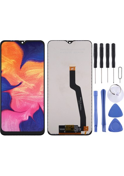 Dijitalleştirici Tam Embly (Siyah) ile Galaxy A10 Için Oem LCD Ekranı (Yurt Dışından)