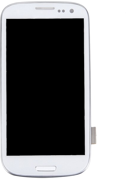 LCD Ekran (4.65 Inç Tft) + Galaxy Sııı / I9300 (Beyaz) Için Çerçeveli Dokunmatik Panel (Yurt Dışından)