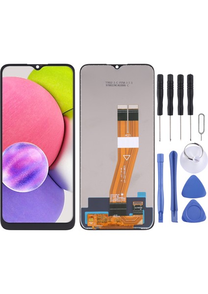 Samsung Galaxy A03'LER Için Oem LCD Ekran Digitizer Tam Embly (Yurt Dışından)