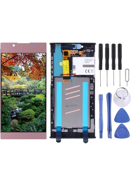 Sony Xperia Için Oem LCD Ekran L1 G3311 G3312 G3313 Sayısallaştırıcı Tam Montaj Çerçeveli (Siyah) (Yurt Dışından)