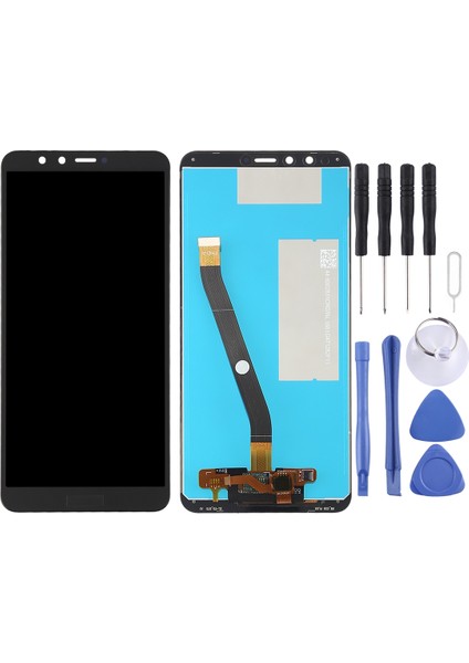Huawei ile 8 Plus / Y9 Için Dijitalleştirici Tft LCD Ekran - Siyah (Yurt Dışından)