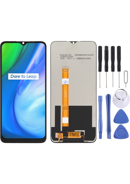 Digitizer Tam Montajlı Oppo Realme Q2I Için Tft LCD Ekranı (Yurt Dışından)