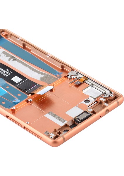 Nokia 3 TA-1032 Sayısallaştırıcı Için Tft LCD Ekran Çerçeve ve Yan Anahtarlar (Siyah) (Yurt Dışından)