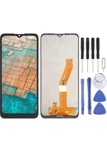 Nokia C20 Için Tft LCD Ekran Dijitalleştirici Tam Montaj (Siyah) (Yurt Dışından)